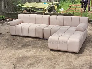 Cream Beige Matt L Shape
