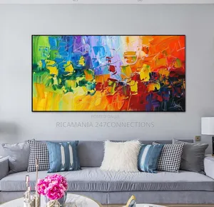 Photo - Oil Paint Black Frame Canvas