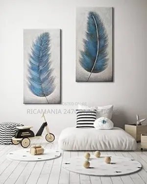 Abstract Leafs Frameless Canvas