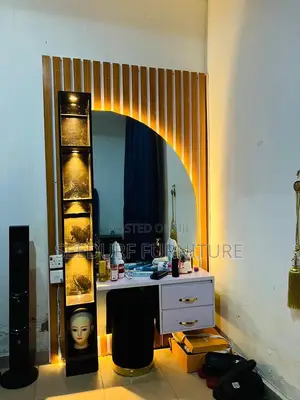 A Dresser With Chair