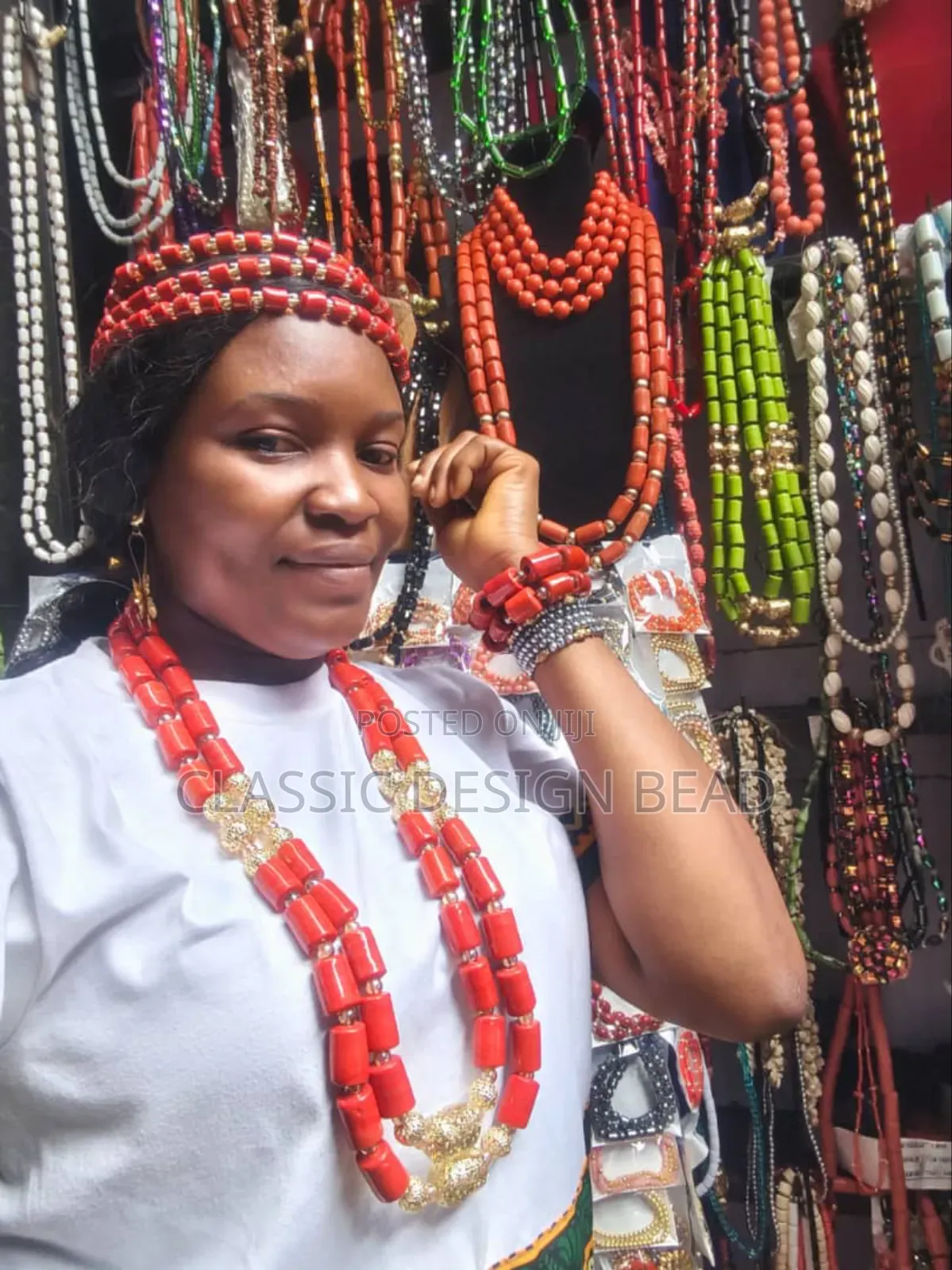 Beads Necklace for Classic Women