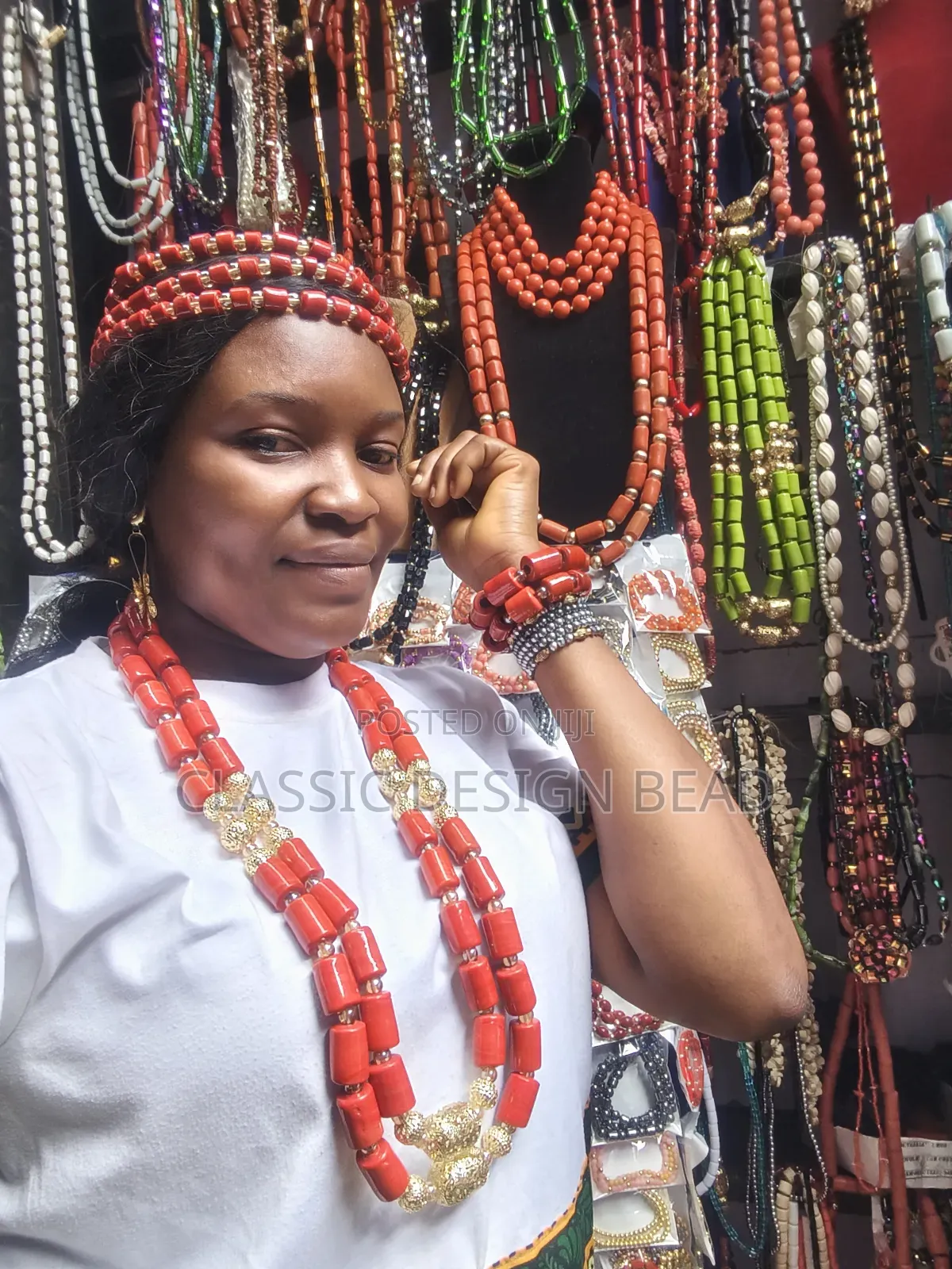 Beads Necklace for Classic Women