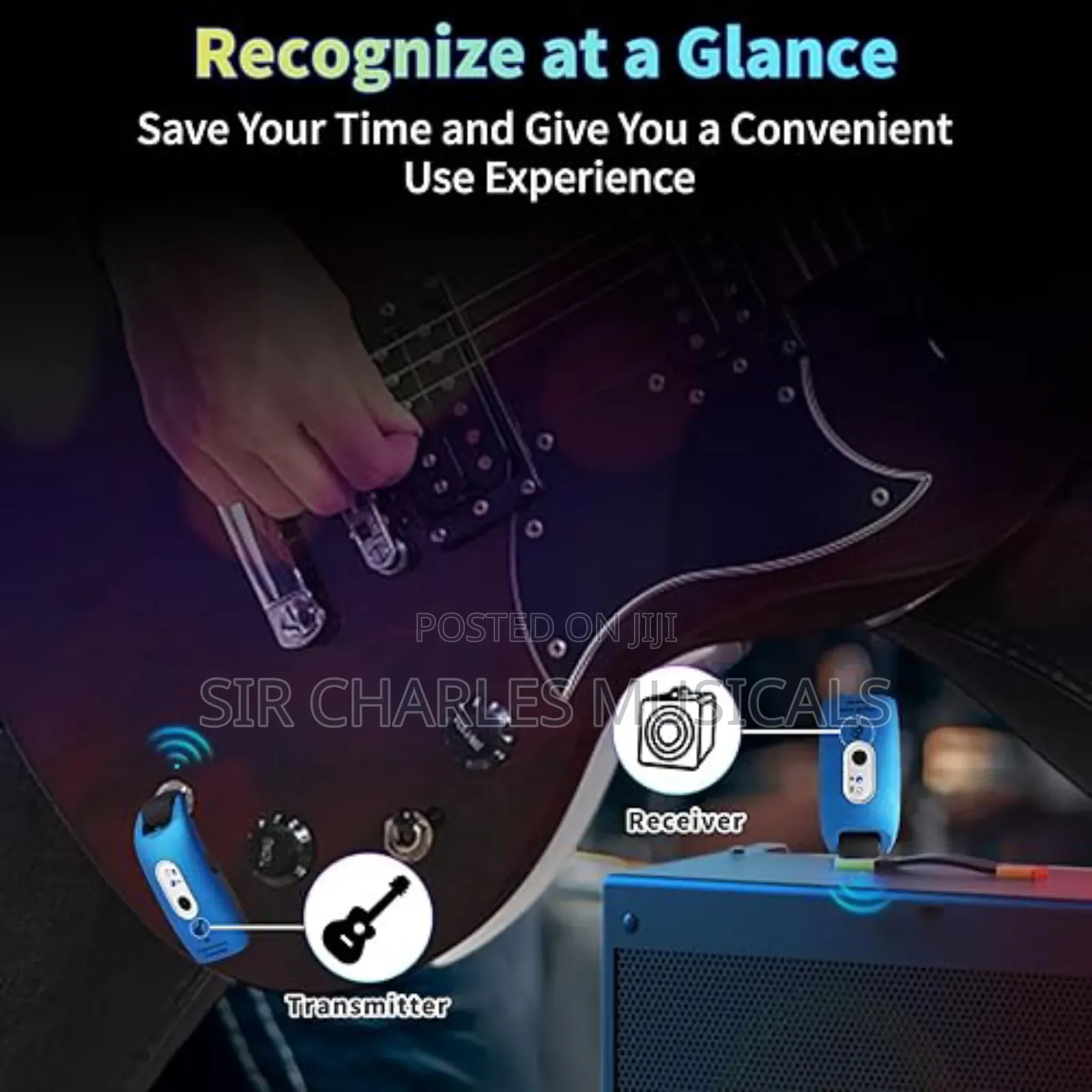 A9 Wireless Jack to Jack Guitar System