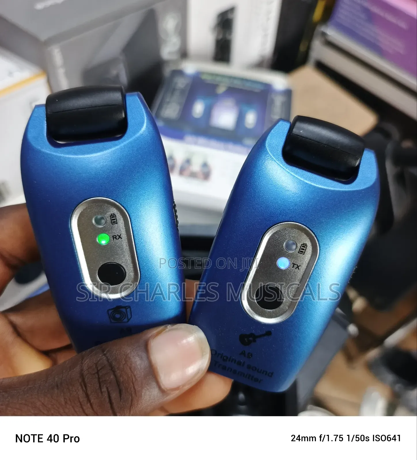 A9 Wireless Jack to Jack Guitar System
