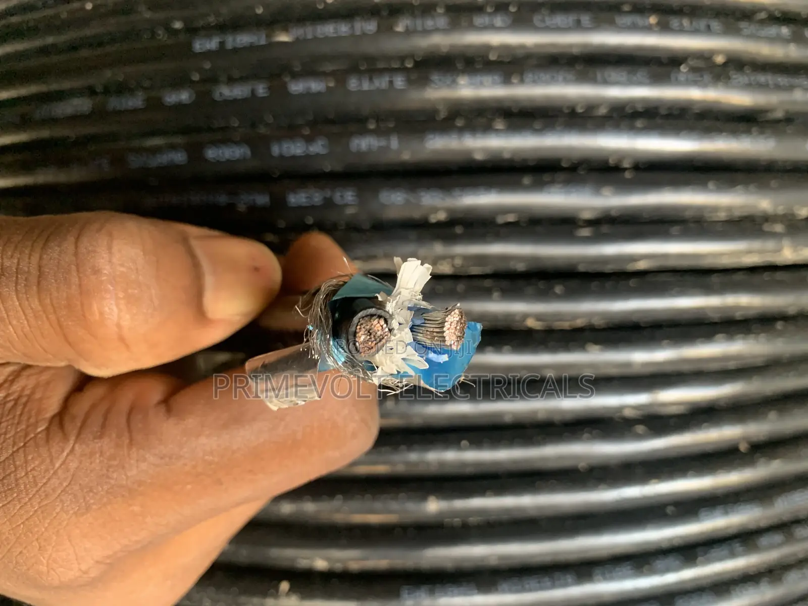 10mm Dc Cable White Copper