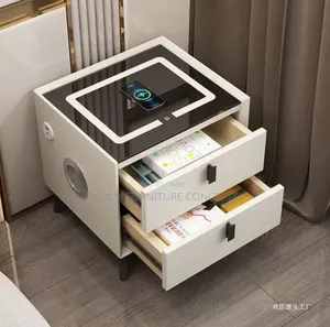 Photo - Luxury Bed Side Mobile Drawer With Sensor And Usb