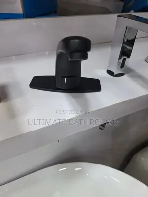 Cobra Black Sensor Basin Tap