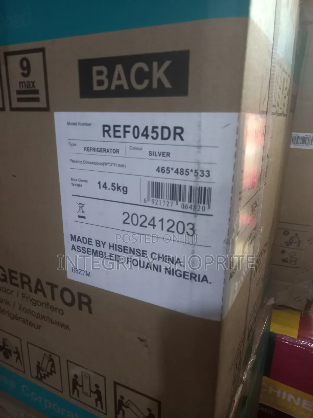 Hisense 45l Single Door Refrigerator 045dr
