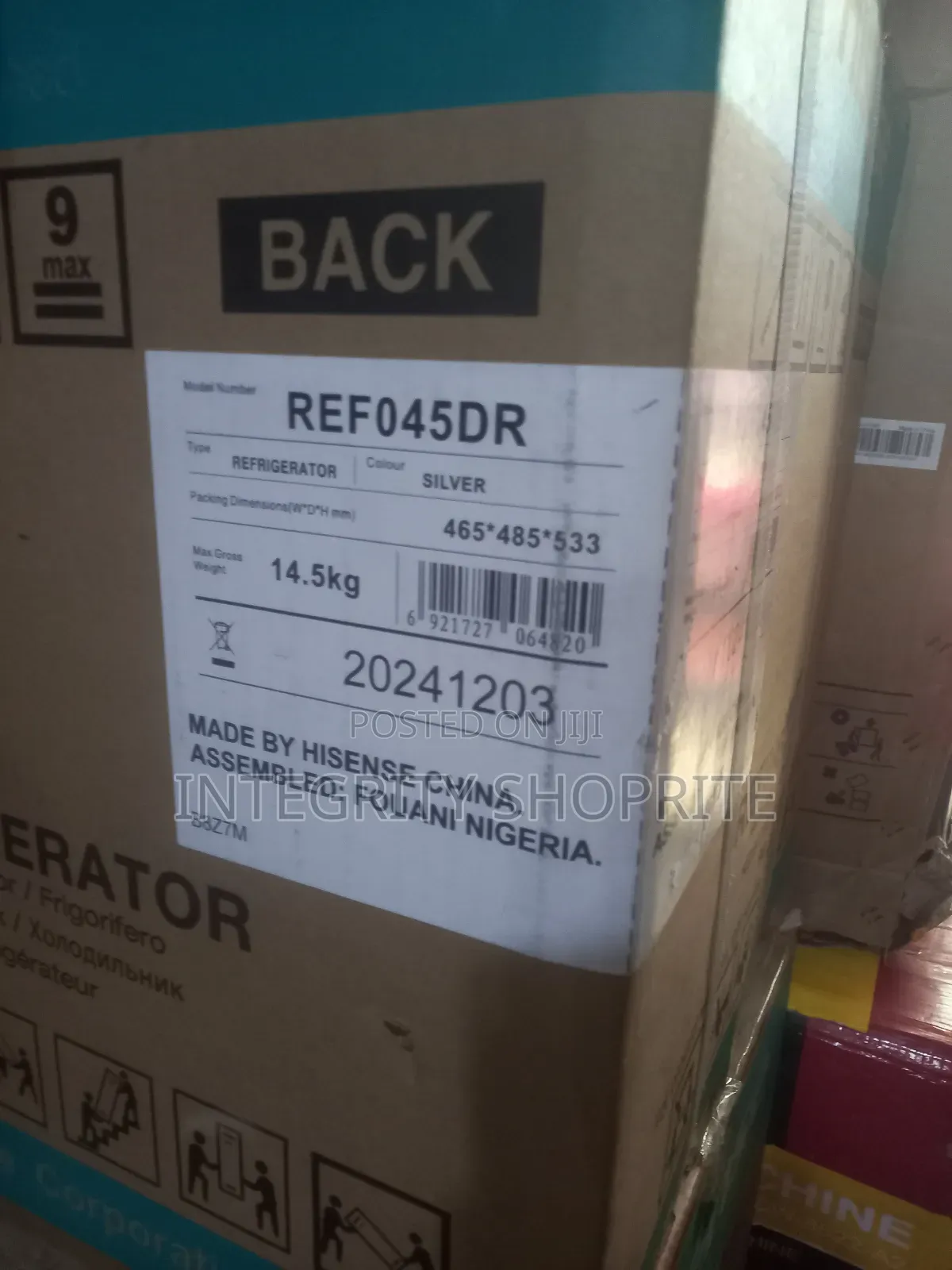 Hisense 45l Single Door Refrigerator 045dr