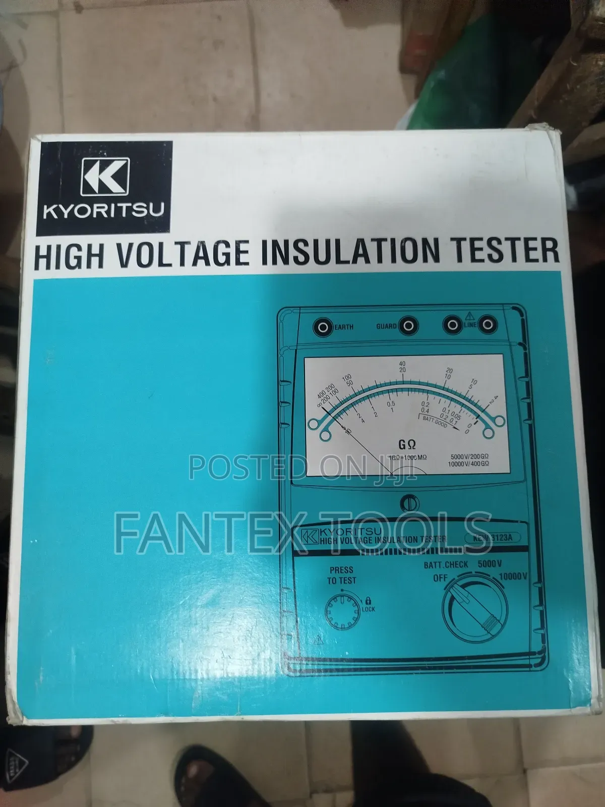 High Voltage Insulation Tester Kew 3123a