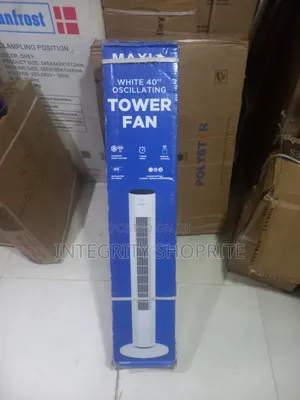 Maxi Soft Touch Control 40” Tower Fan With Steady Base