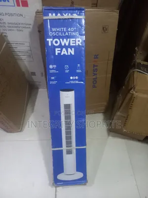 Maxi Soft Touch Control 40” Tower Fan With Steady Base