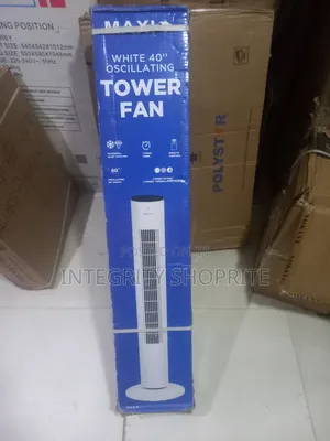 Maxi Soft Touch Control 40” Tower Fan With Steady Base