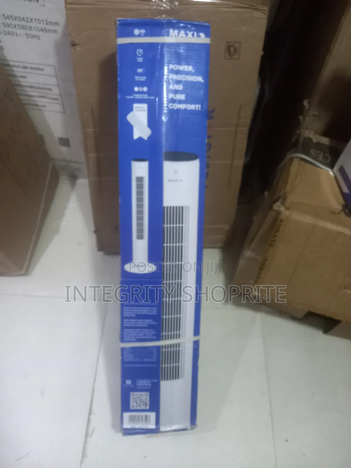 Maxi Soft Touch Control 40” Tower Fan With Steady Base