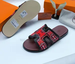 Men's Italian Leather Pam Slippers
