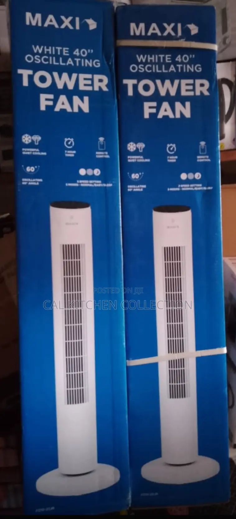 Maxi 40 Inch Tower Fan With Remote Control