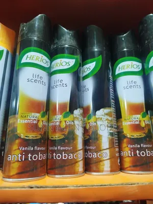 Herios Air Freshener Vanilla Flavour Anti Tobaco .