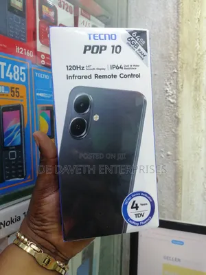 New Tecno Pop 10 64 GB Black