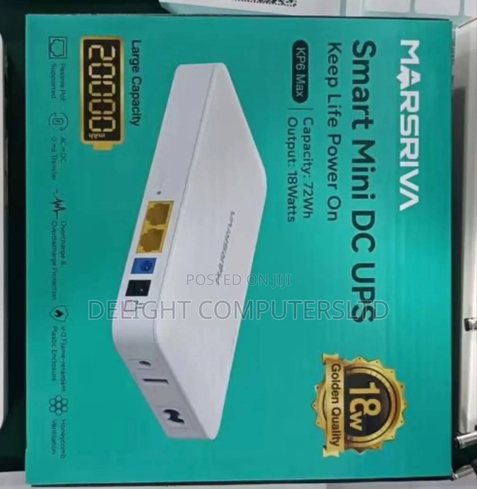 Marsriva Kp6 Max 20000mah Smart Mini Router
Dc Ups 18 Watt