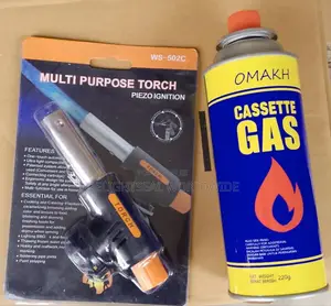 Flame Gun With Gas Can