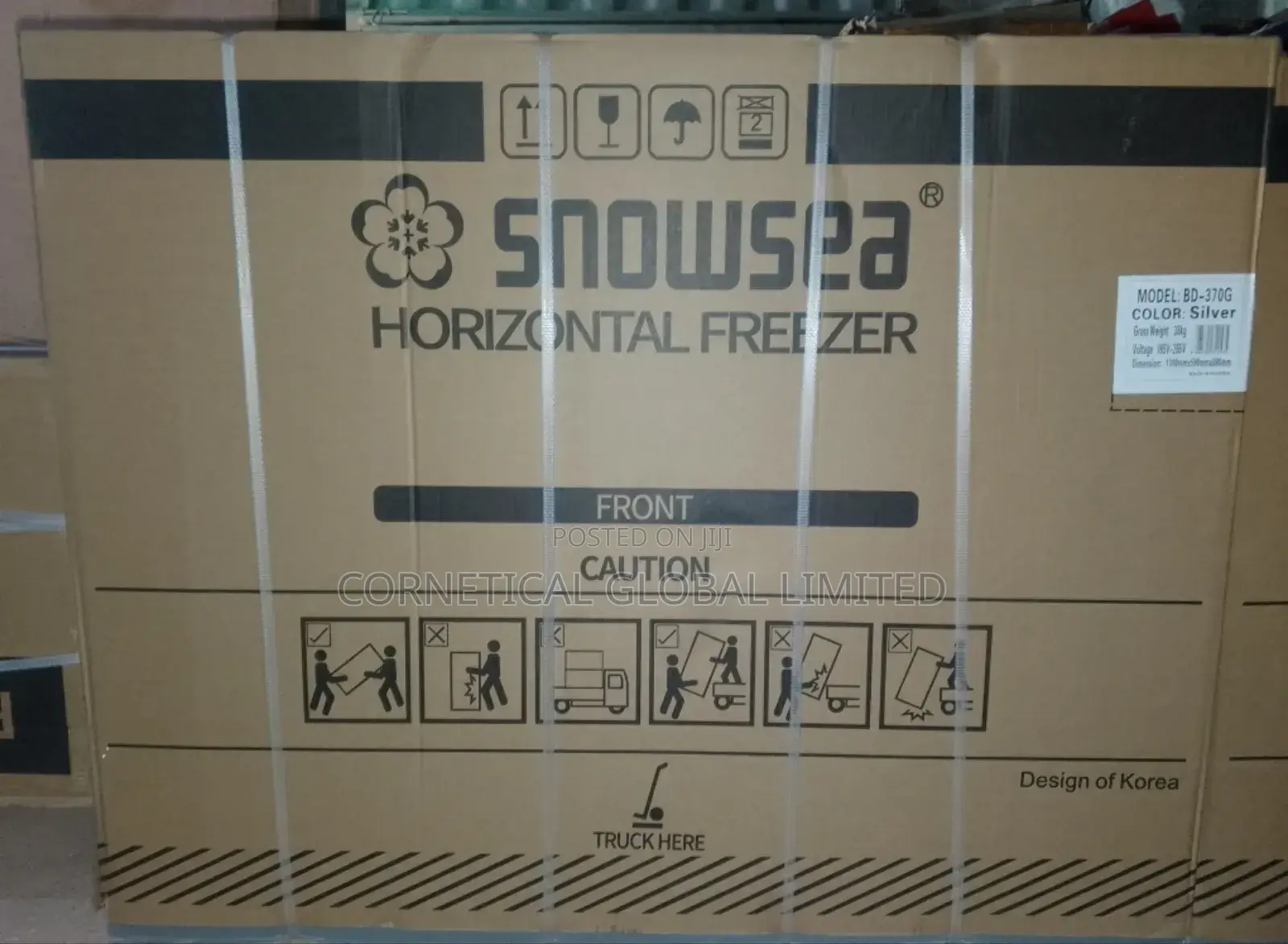 Snowsea 250 Litres Horizontal Deep Freezer Model Number Bd-370g