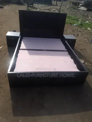 6ft X 4.5ft Bedframe (Dark Brown Color)