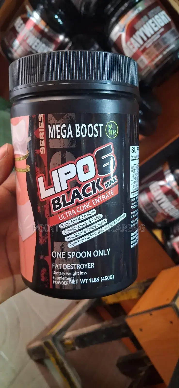 Lipo6 Black Max 1lbs 450g