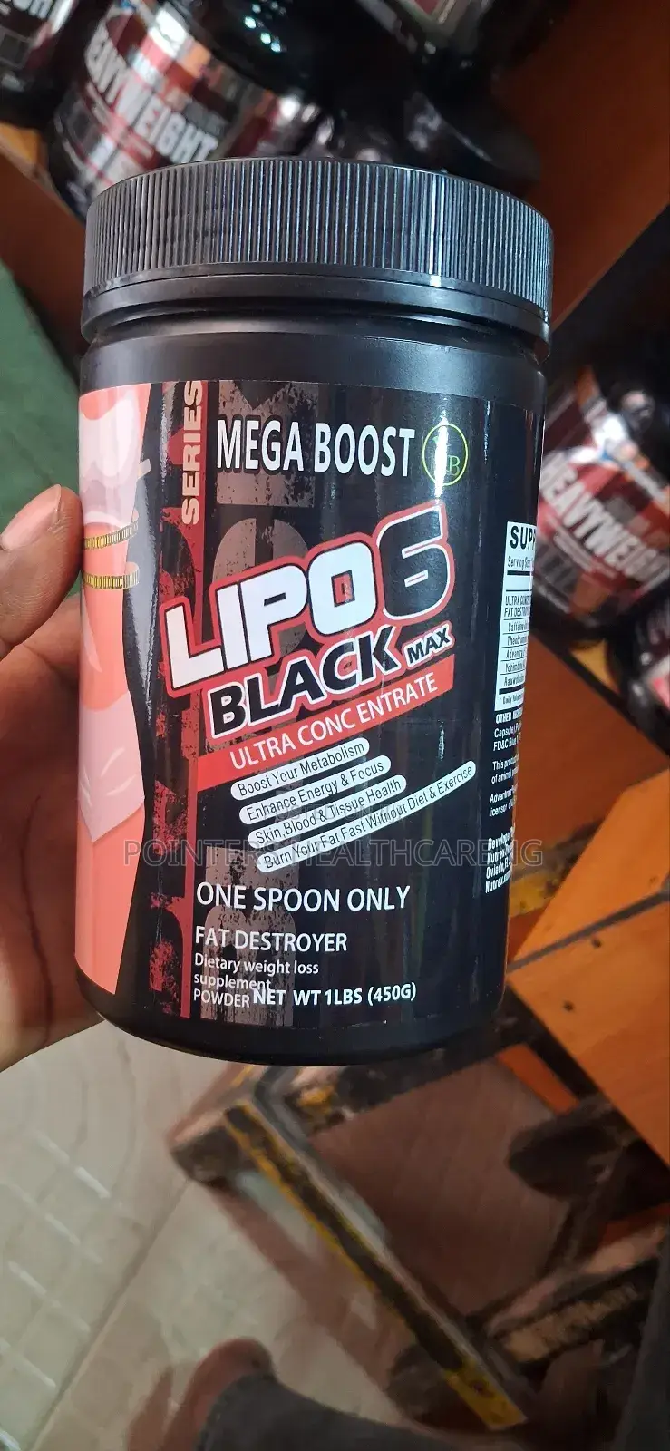 Lipo6 Black Max 1lbs 450g