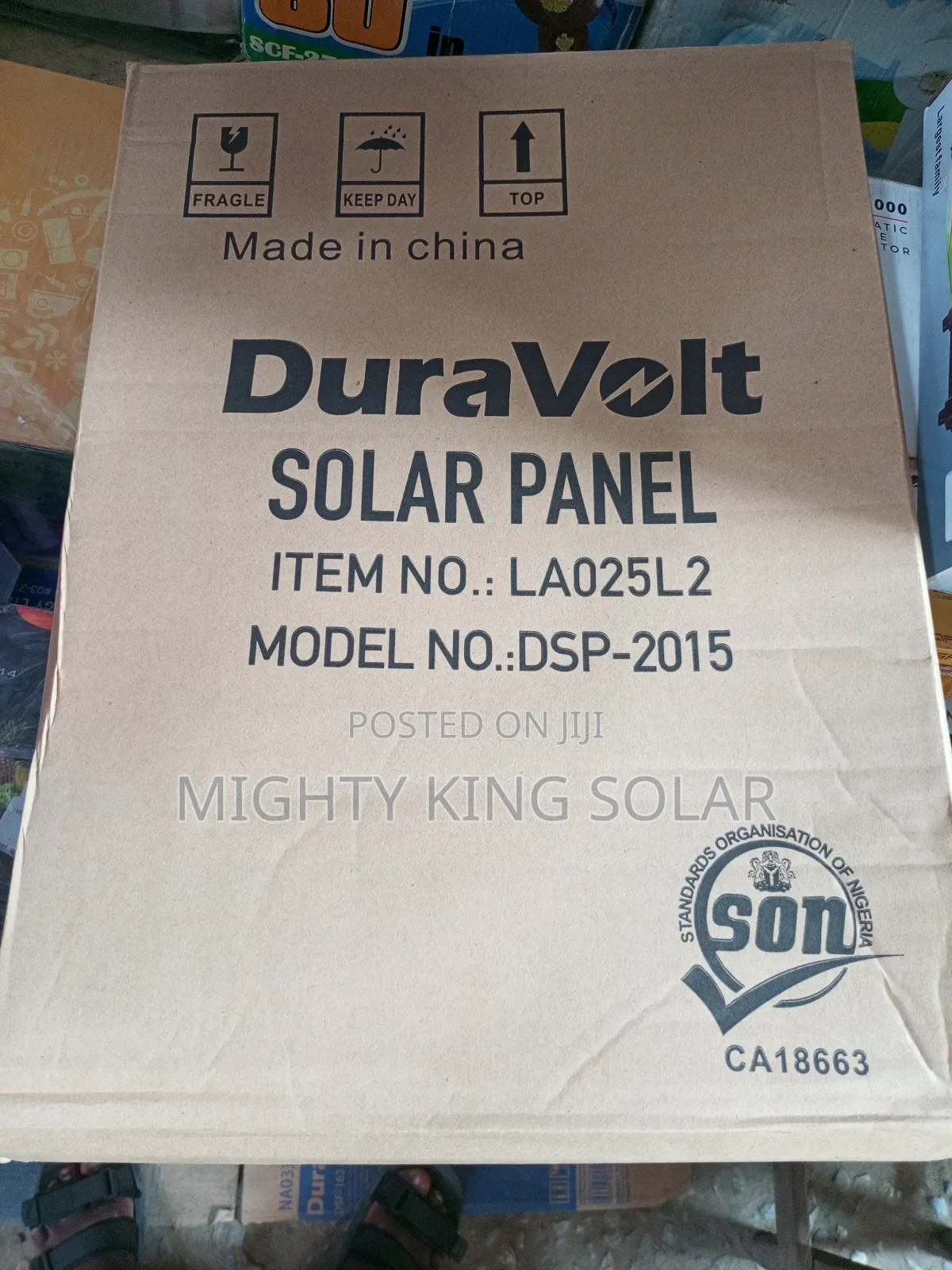 This Is 20 Watts Dura Volt Panel