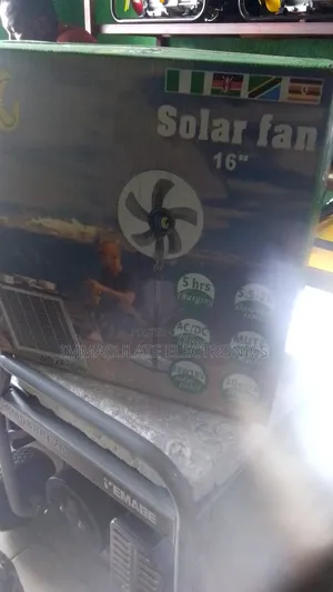 Solar Fan 16" With Solar Panel