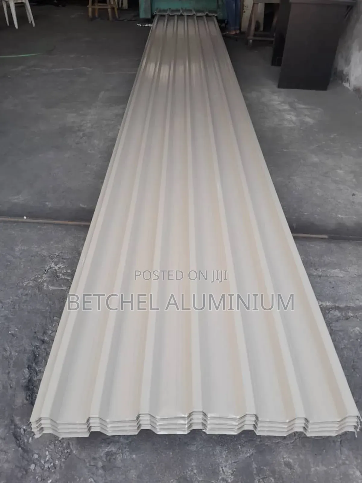 Beige Colored Aluminum Long Span