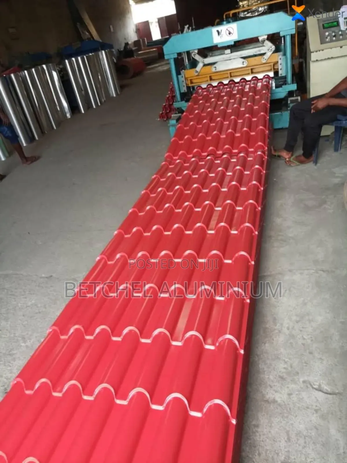 Red Metrocopo Aluminum Sheet