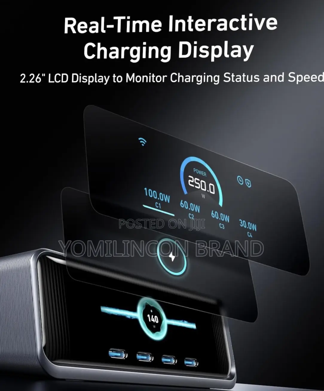 Anker Prime Charger, 250w Gan Prime Usb C Charging Station