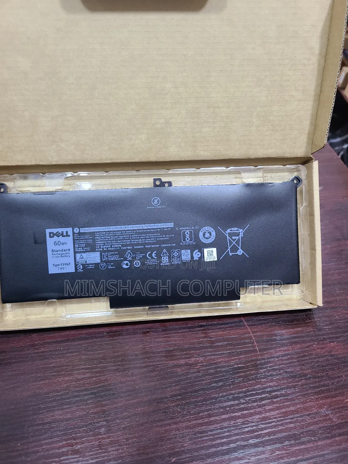 Dell Latitude 7480 7490 7280 7290 7380 7390 Battery F3ygt