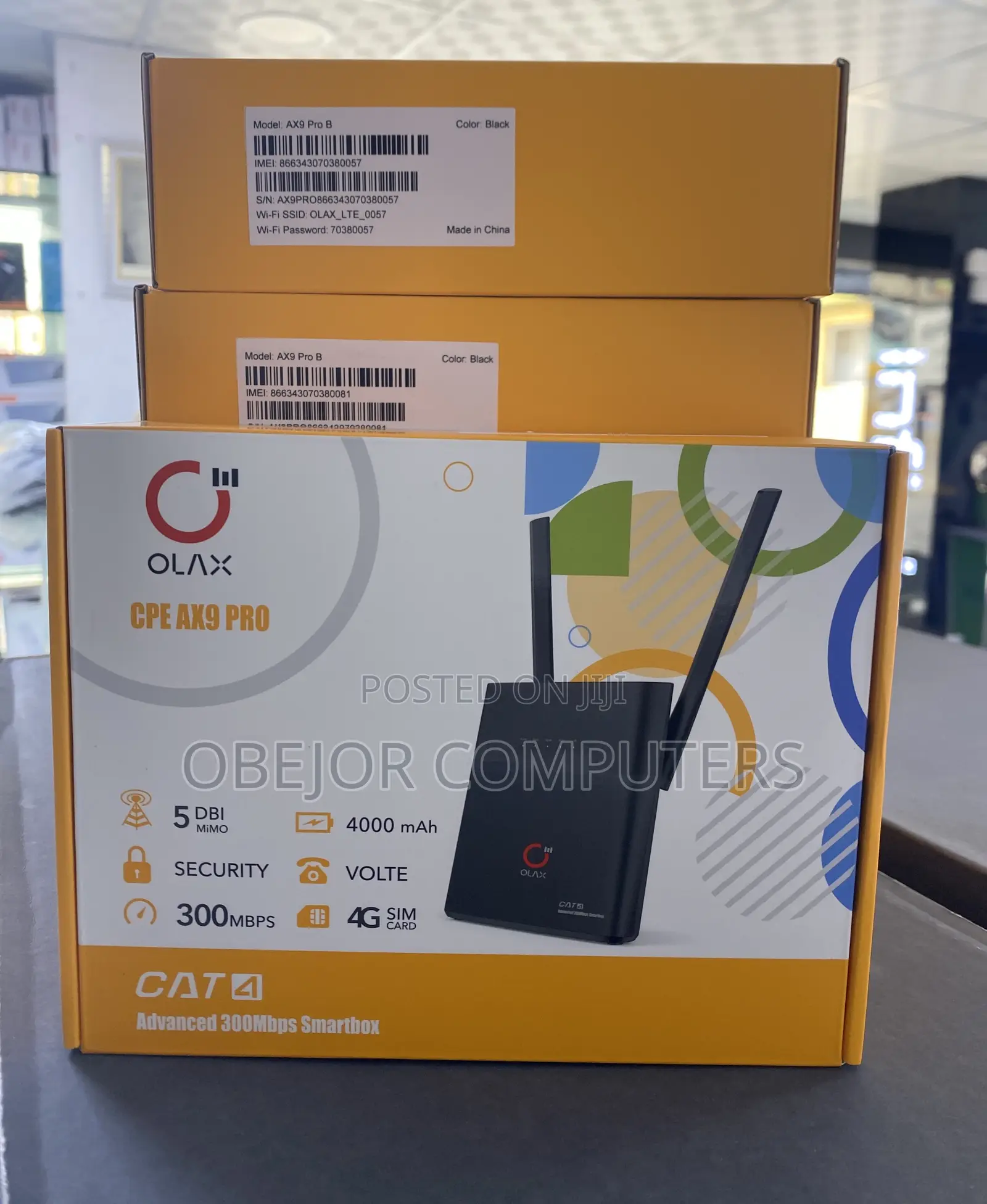 Olax Cpe Ax9 Pro Cat4 300mbps Wireless Router