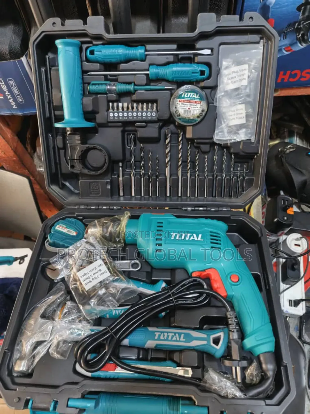 Tools Set With Drilling Machine