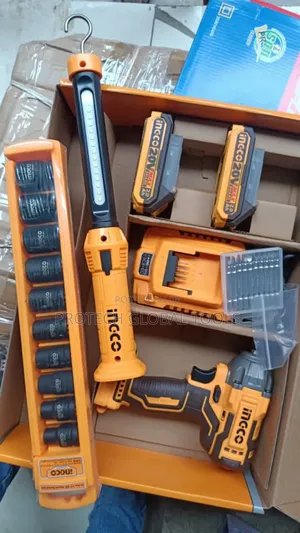 20v Cordless Impact Wrench With Nut