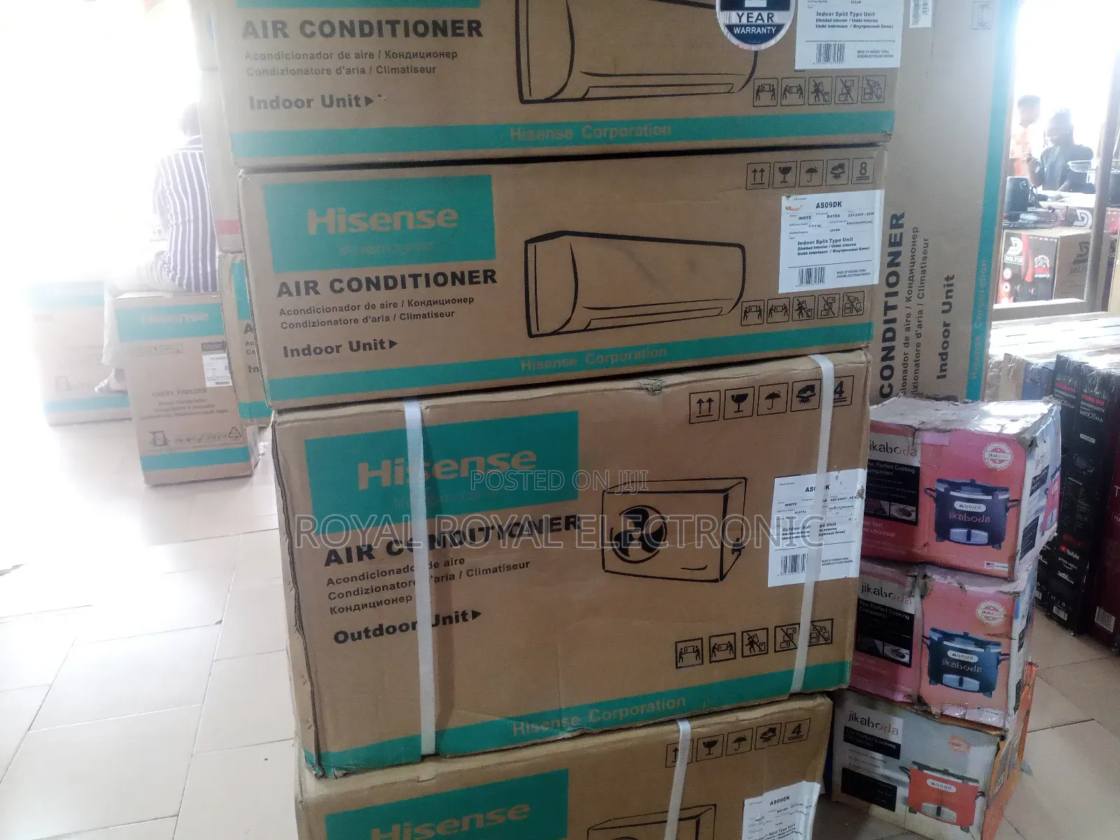 Hisense 1hp Copper Coil Split Air Conditioner
