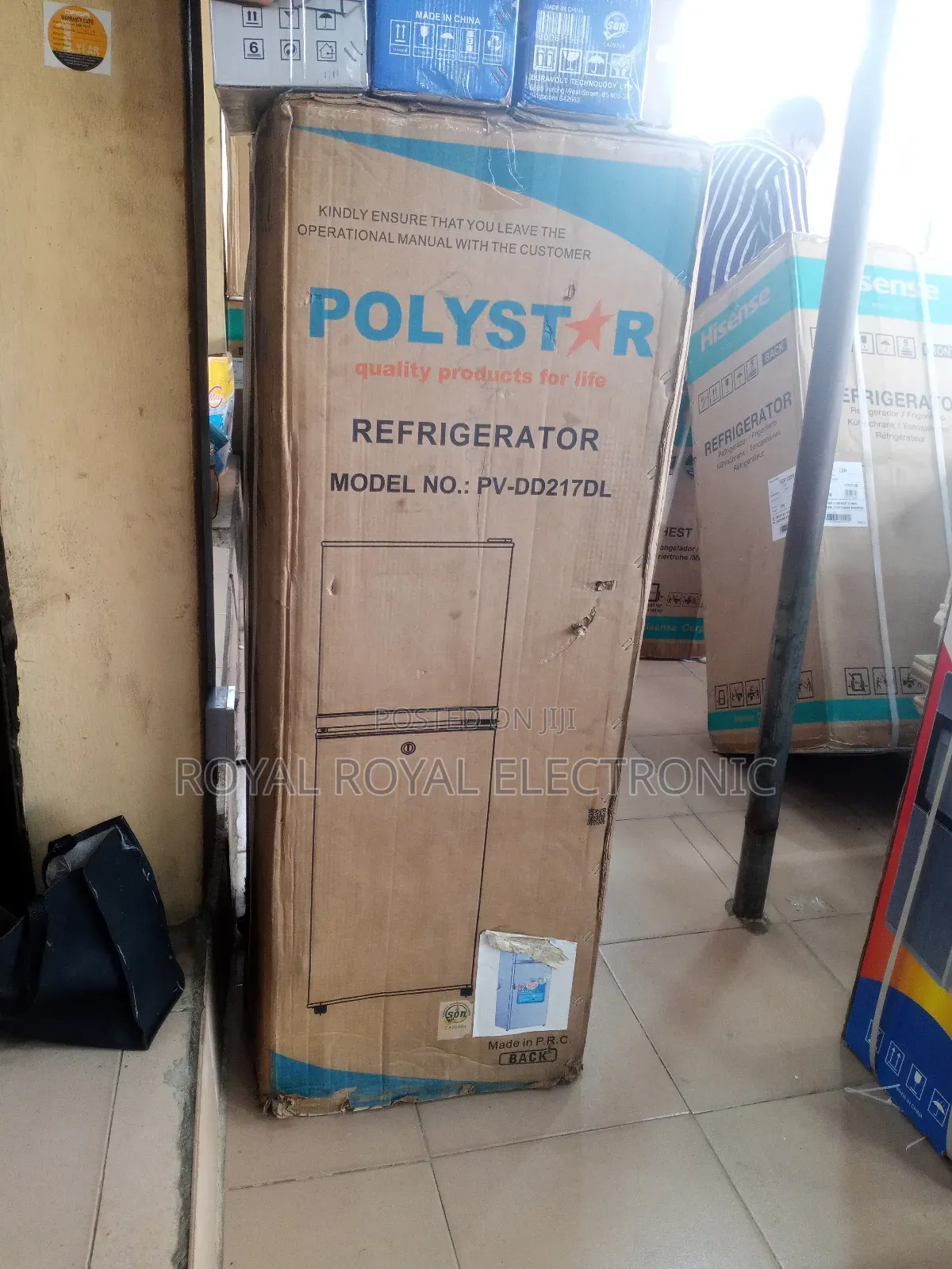 Polystar Double Door Refrigerator