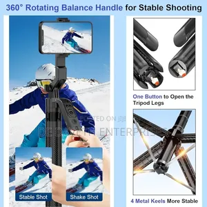 Ai Auto Face Tracking Extendable Quadrapod Gimbal Stabilizer