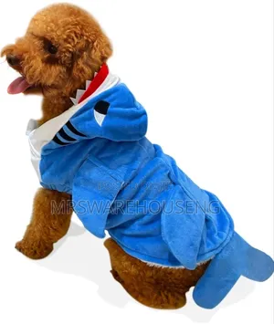 Adorable Blue Shark Pet Costume