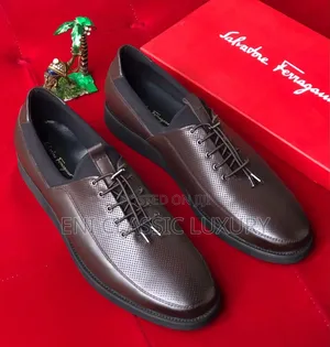 Classic Men's Luxury Designer Flat Shoes Ferragamo