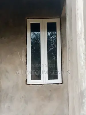 White Casement Window With Burglary Only