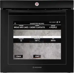Hoover Vision Built in Single Oven Touch Control Screen