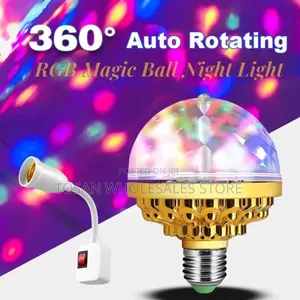 Colorful Rotating Magic Ball Light