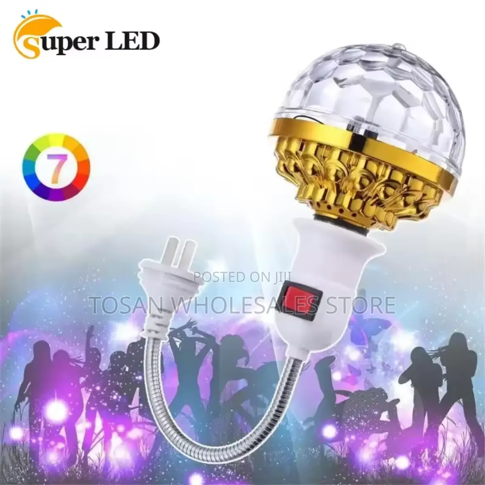 Colorful Rotating Magic Ball Light