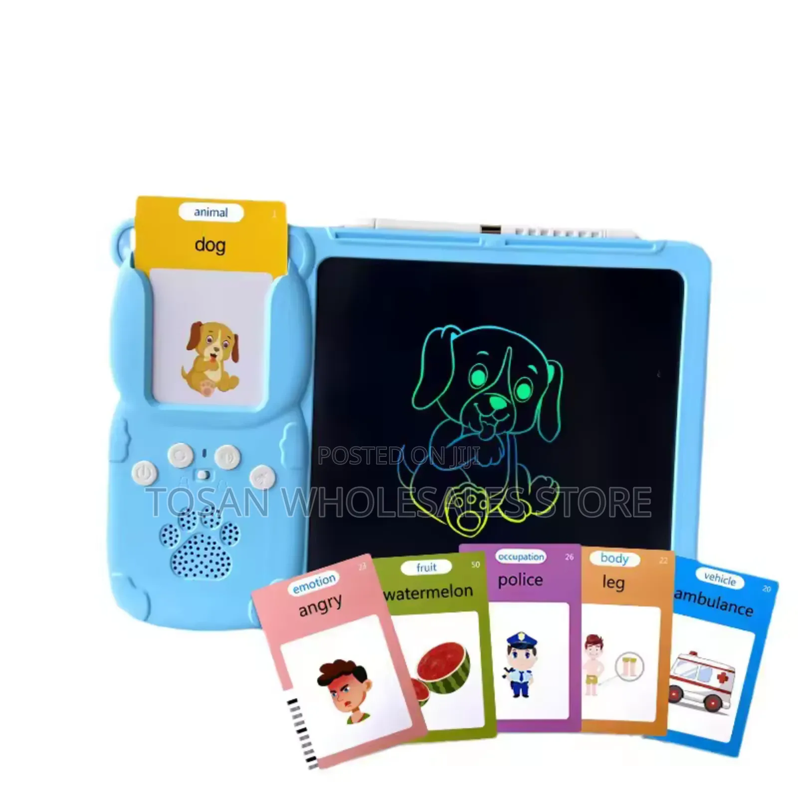 Early Education Device Card Reader With LCD Written Pad
