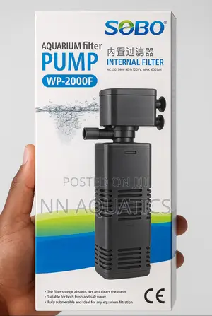 Sobo Wp-2000f Aquarium Internal Filter: