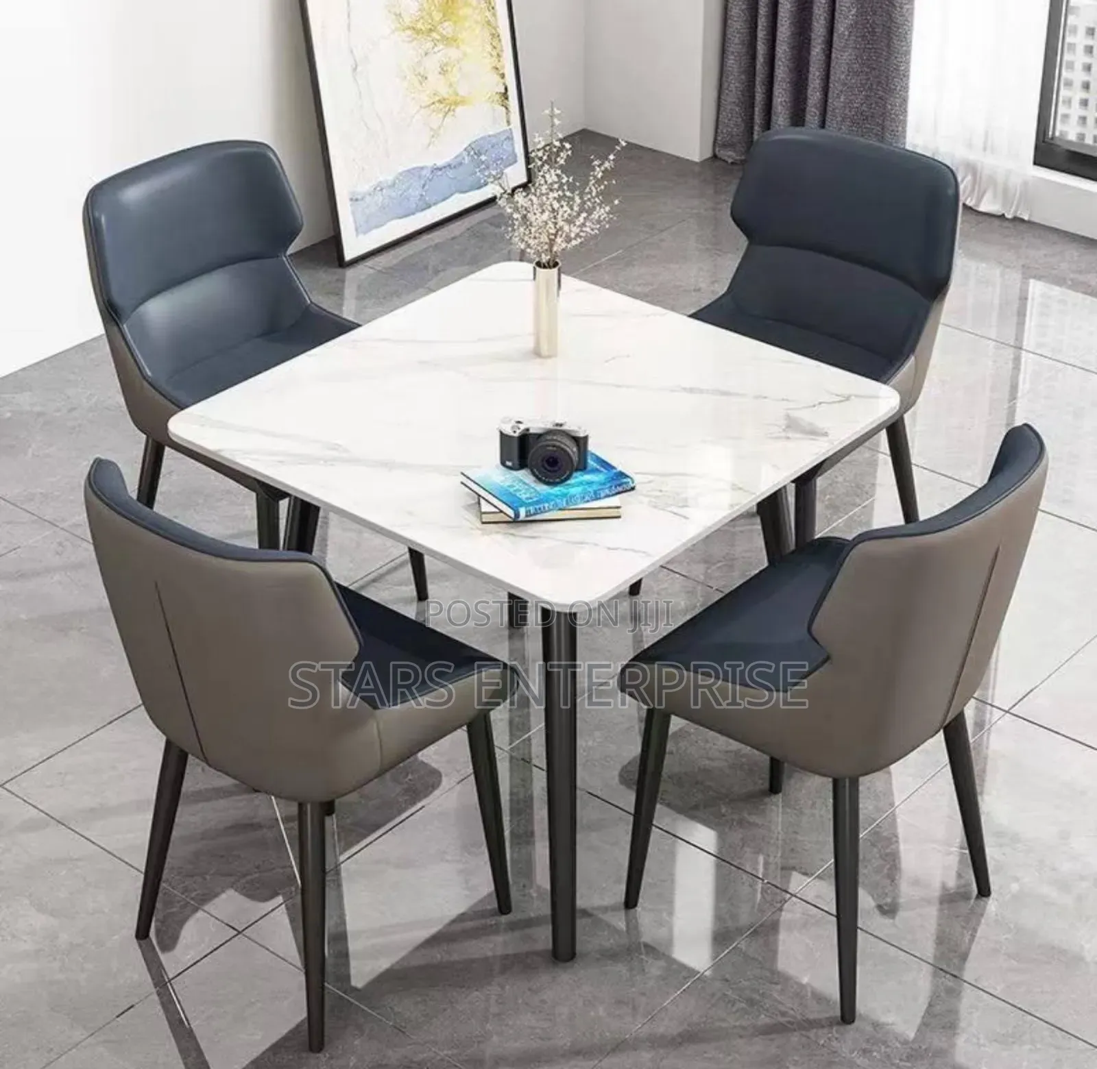 4 Seater Marble Dinning Set
