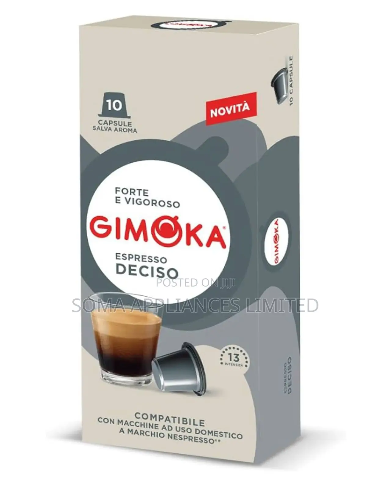 Gimoka Deciso - Nespresso Compatible Coffee Capsules